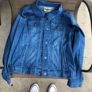 Jean jacket with pockets size 14 (kids)